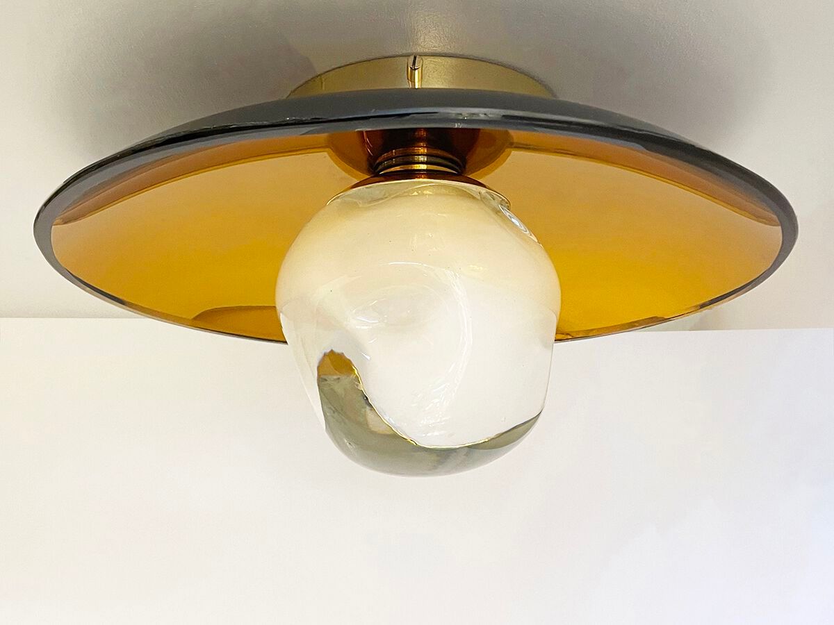 Стеклянный потолочный светильник GASPARE ASARO Солнце ARCH-00045396