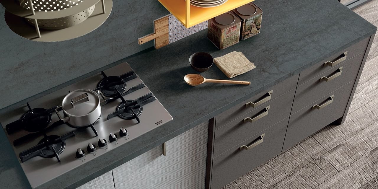 Столешницы для кухни - Антрацит диаболо LIGRON LIST299 6033 - Вид №11