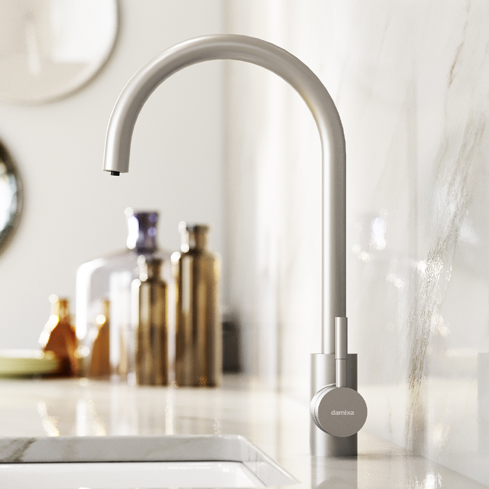 DX710730000 смеситель для кухни с фильтрацией никель Damixa Merkur  - Вид №1