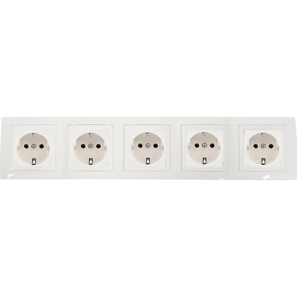 Рамка для розеток и выключателей Systeme Electric Unica 5 постов, цвет белый STLM-2211363 - Вид №2