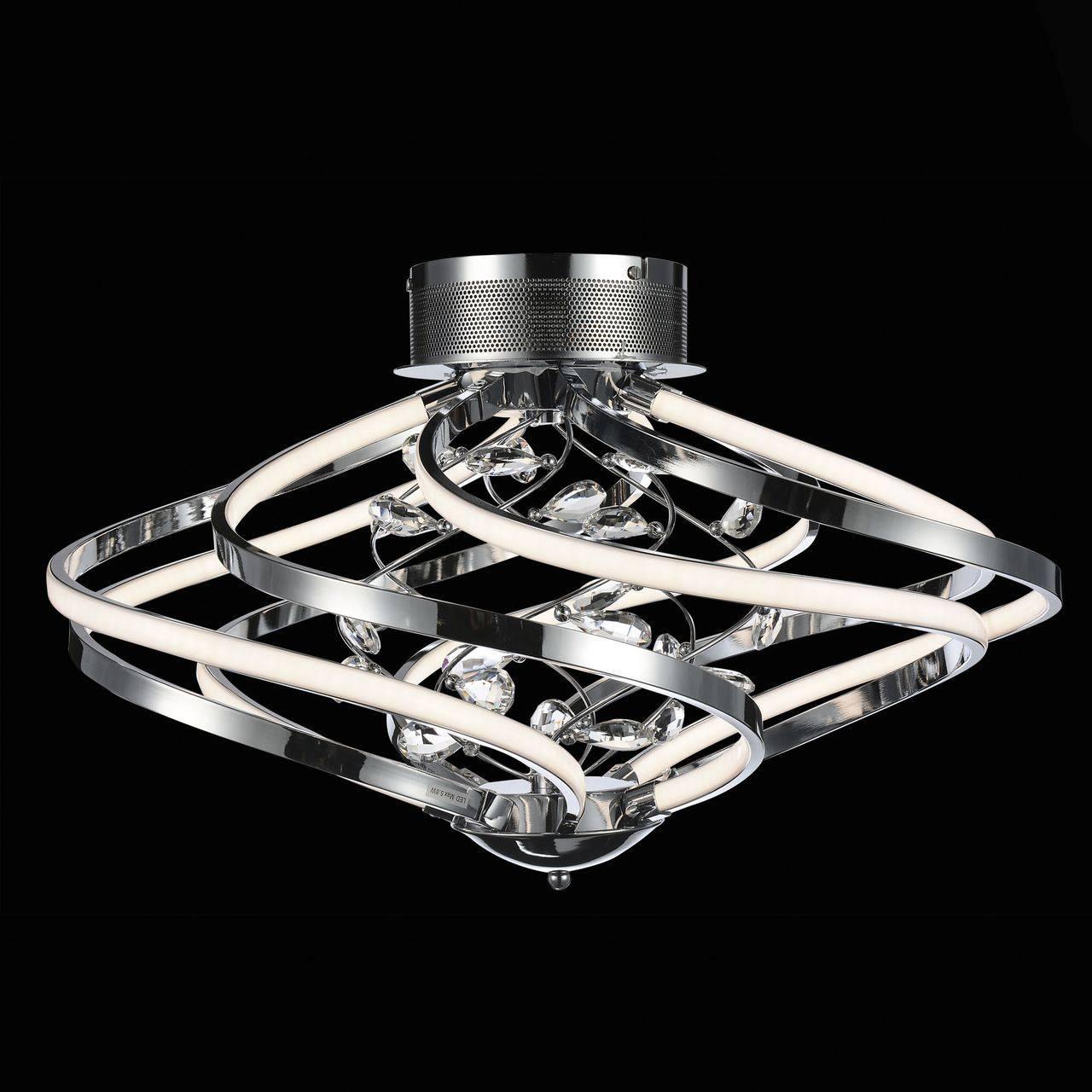 Потолочный светодиодный светильник ST Luce SL924.102.10 ST LUCE ДИЗАЙНЕРСКИЕ 073972 Белый;серебро  - Вид №1