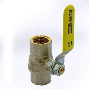 Кран шаровый FIV для газа 3/4" ВВ FUTURGAS плоский рычаг