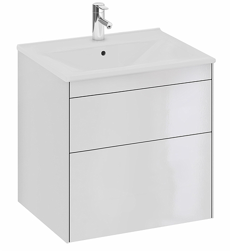 47448 IFO Sense тумба под умывальник с двумя выдвижными ящиками, W = 900 мм, W1 = 910 мм, мол. - Вид №3