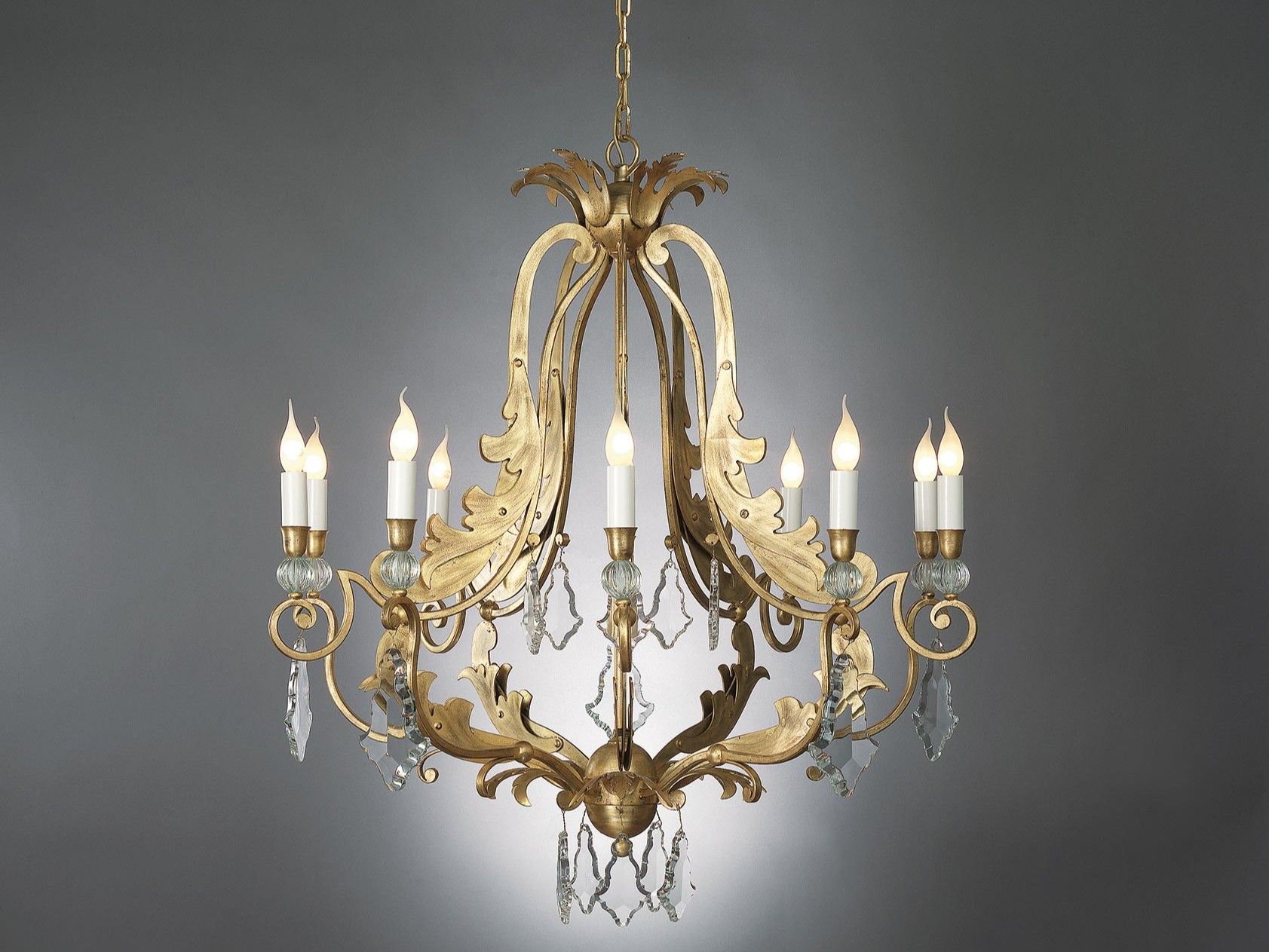 Железная люстра с кристаллами OFFICINACIANI Marot ARCH-00138877