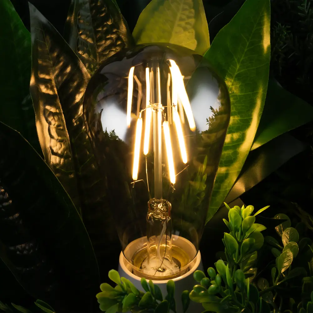 Декоративная филаментная лампа Voltega ST64 дымчатая Эдисон 7Вт E27 89346003 STLM-1497595 - Вид №5