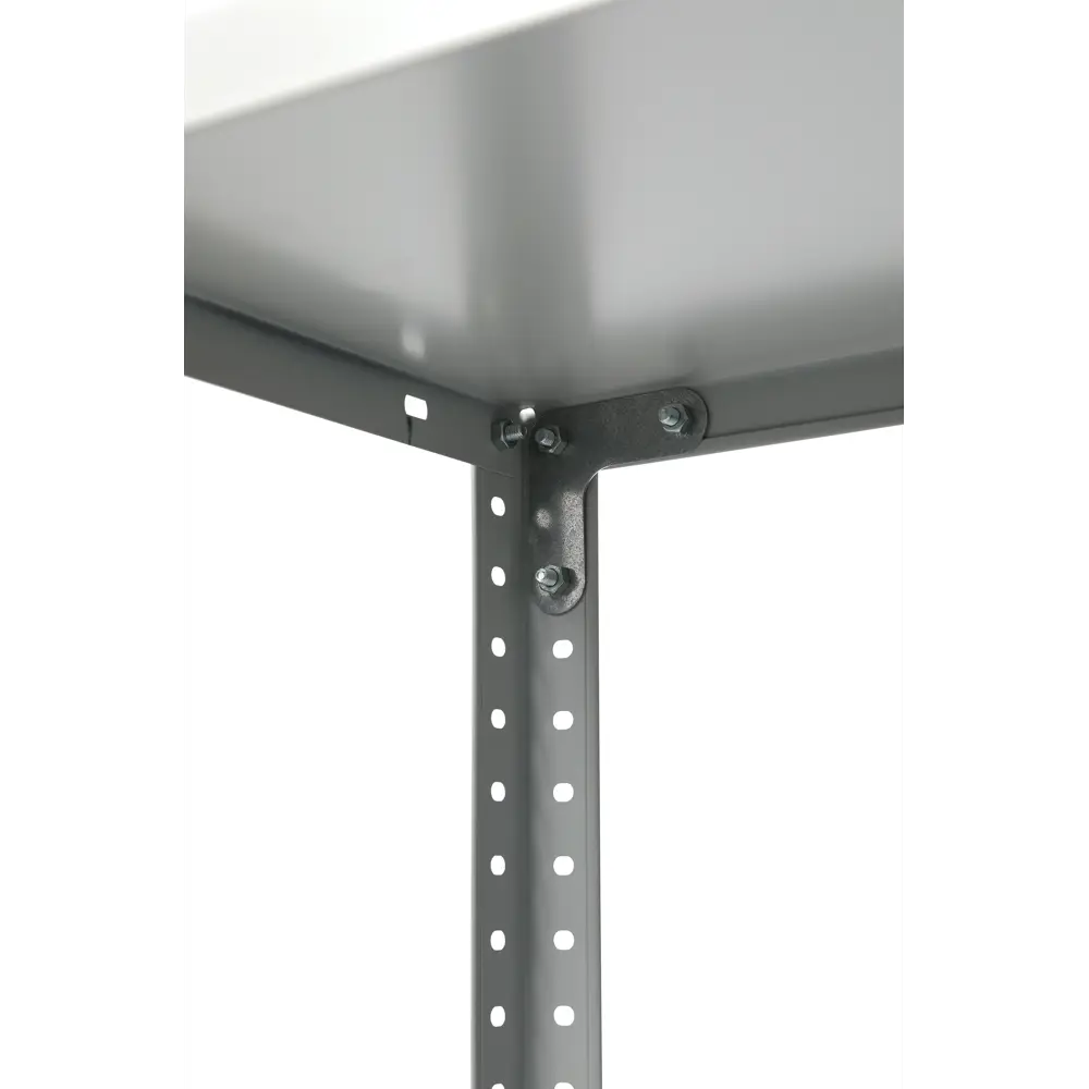 Стеллаж металлический 4 полки 145x75x30 см LC 15KD/4 цвет темно-серый нагрузка на полку 30 кг 89377055 STLM-2111214 Santreyd  - Вид №3