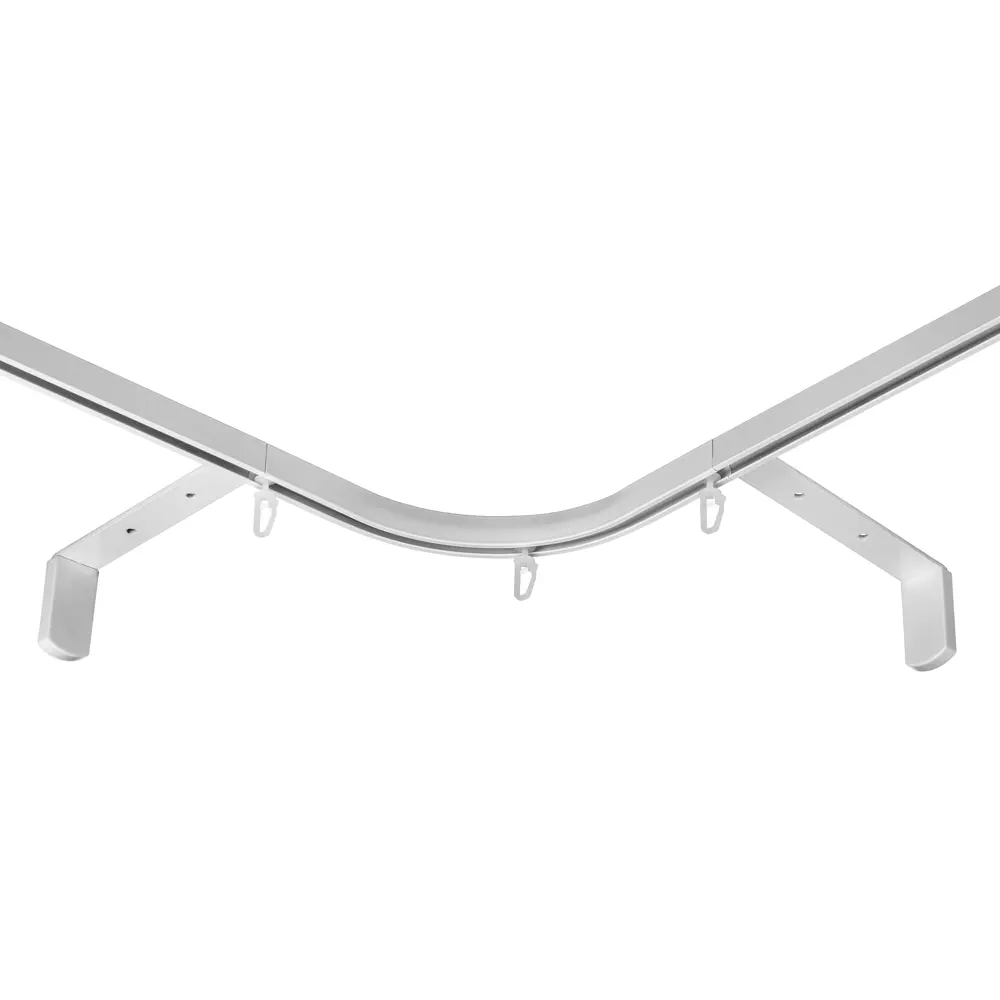 Элемент поворотный угловой Арт-декор алюминий цвет белый STLM-2066301 - Вид №1