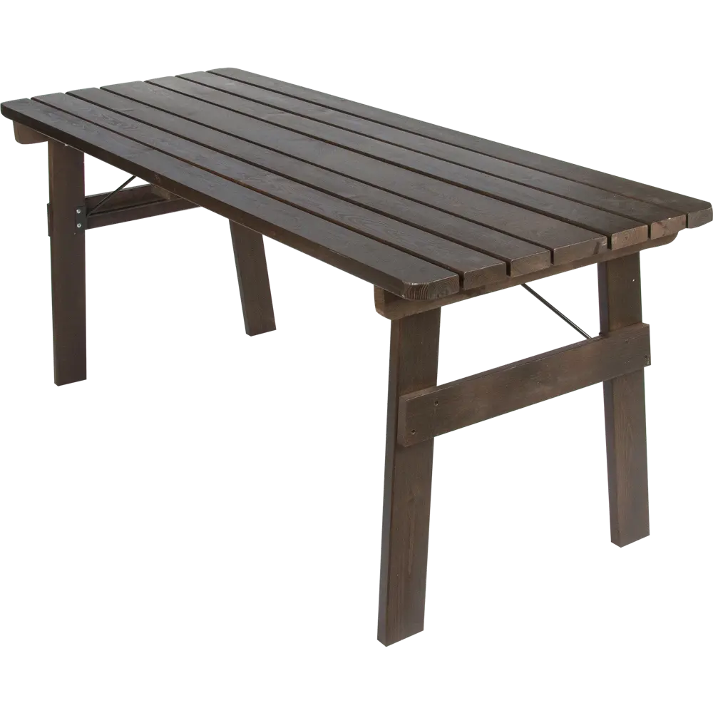 Стол садовый «Лугано», 73х67х180 см, цвет венге Santreyd STLM-2115941