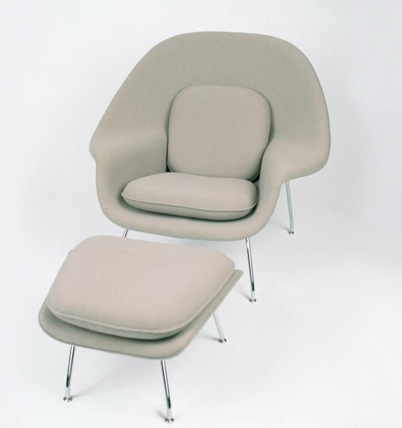 KNOLL Кресло из ткани с подлокотниками Womb™ sun-id-1425164 - Вид №6