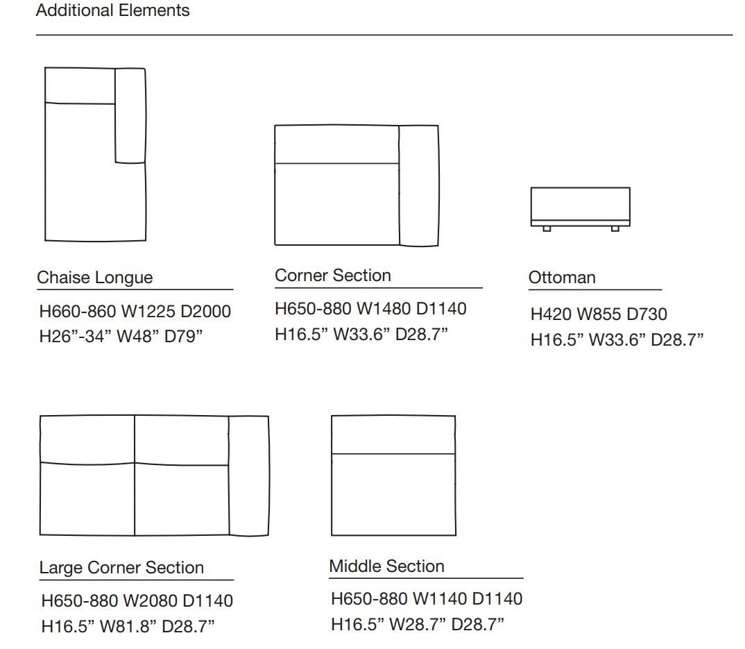 Тканевый диван с полуостровом Case Kelston ARCH-00071647 - Вид №3