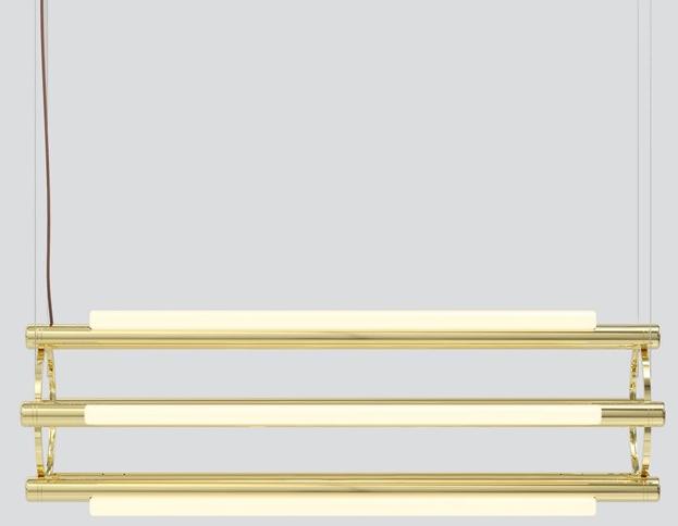 ANDlight Подвесной светильник из алюминия и акрила Pipeline Pip-cha-4 - Вид №1