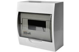 15526317 Корпус ЩРВ-П-8 31003DEK встраиваемый модульный пластиковый 8мод. IP41 1113501 DEKraft