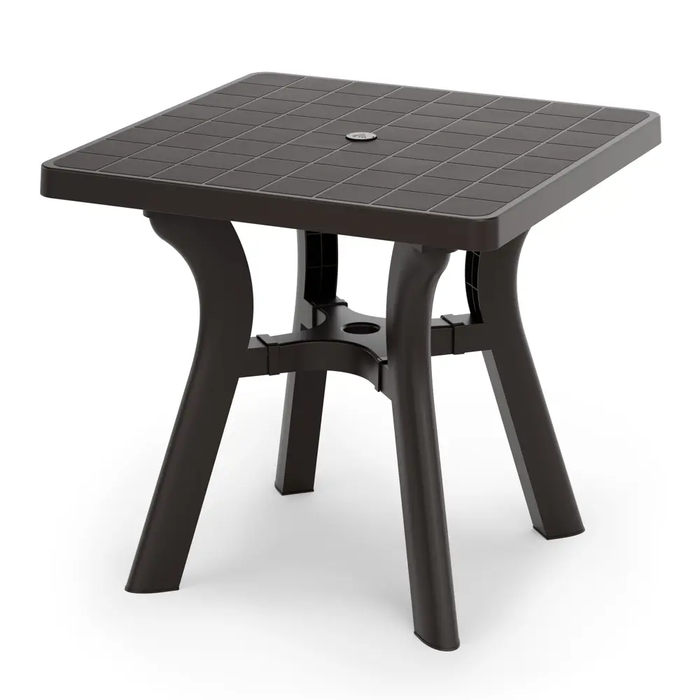 Стол садовый Атлант 80x77x80 см пластик мокко Santreyd STLM-2047480