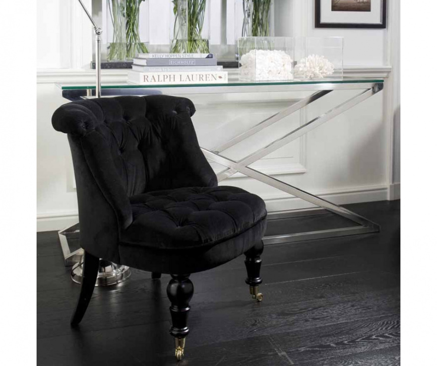 Стул Camden от Eichholtz Чёрный EICHHOLTZ ДИЗАЙНЕРСКИЕ, EICHHOLTZ 062315 Черный  - Вид №3