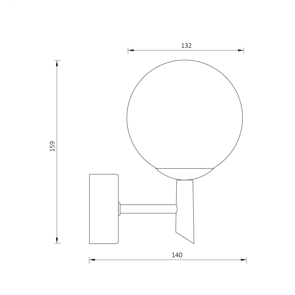 Светильник настенный Escada шар 1хG9 IP44 цвет хром STLM-2097911 - Вид №6