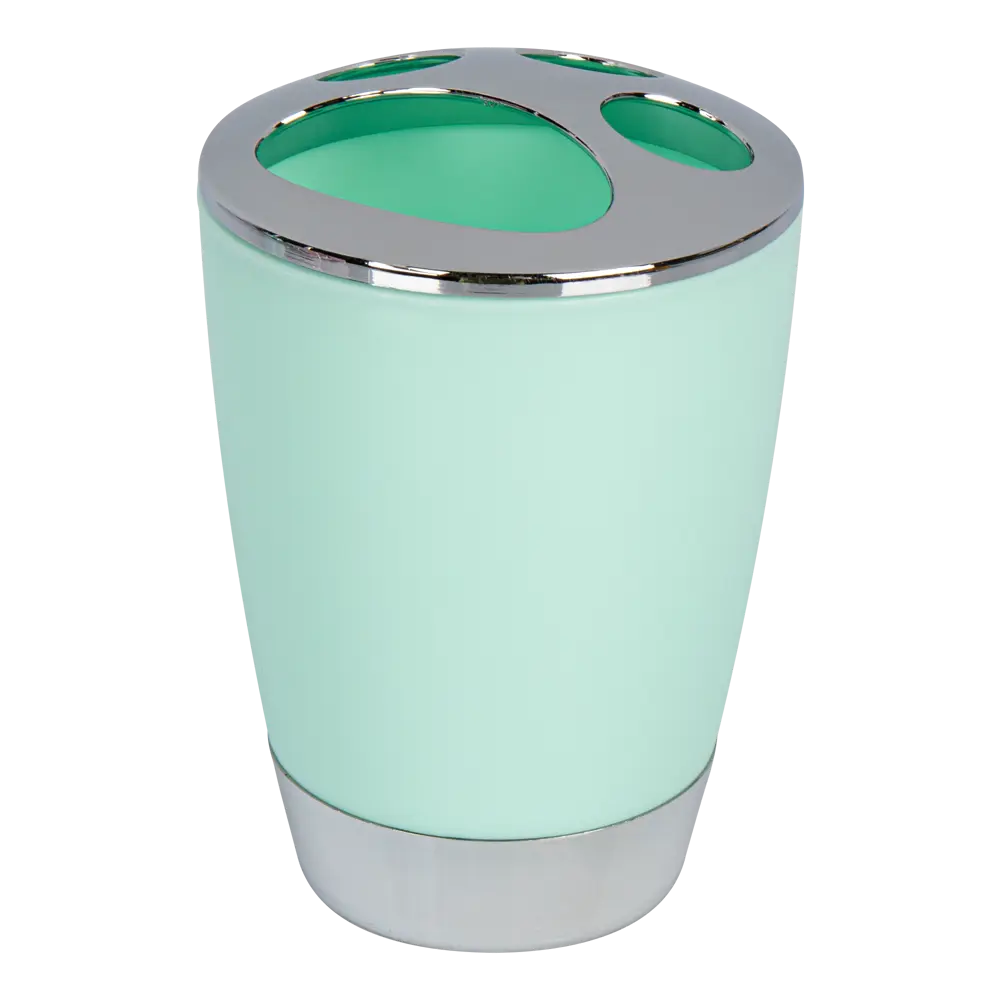 Стакан для зубных щёток Swensa Альма пластик цвет мятный STLM-2168647