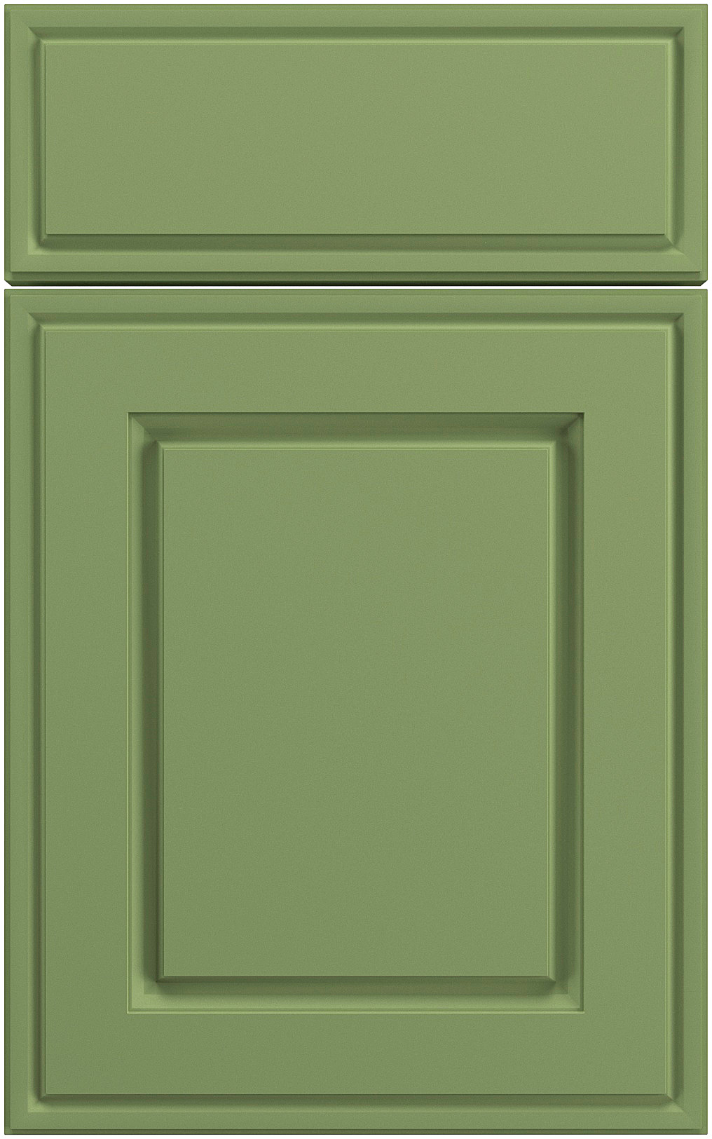 Фасады для кухни Классика Фрезеровка «Бостон» 802 Зеленый SIDAK SIST3070-7016