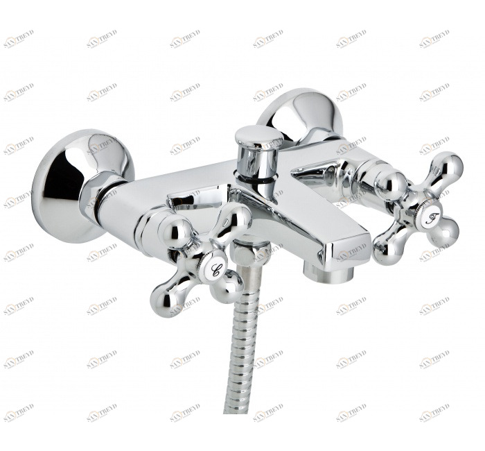 GENEBRE 68525 09 45 66 Смеситель для ванны с комплектом 