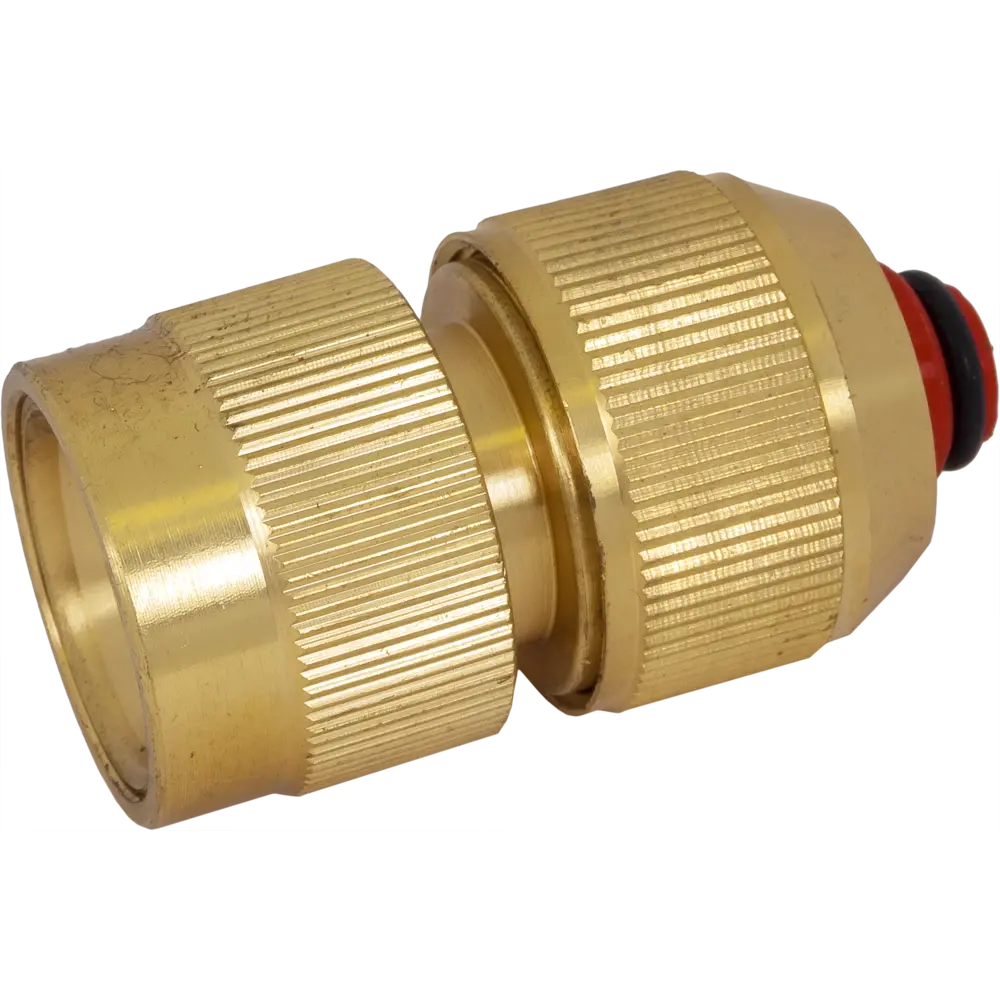 Быстросъёмный коннектор BOUTTE с аквастопом для садового шланга 1/2'' 15449370 STLM-0005805 - Вид №1