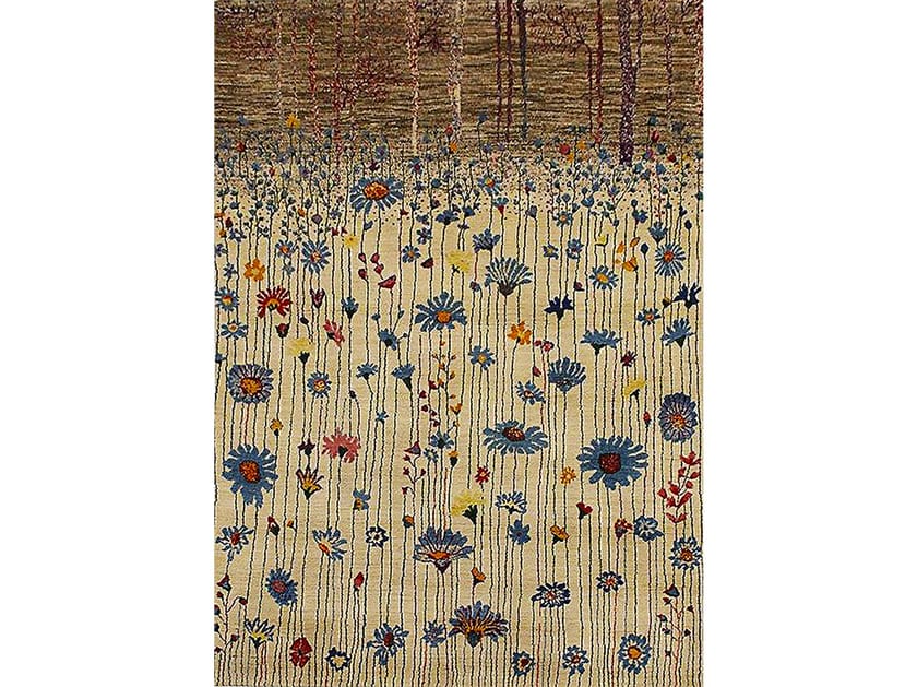 Прямоугольный шерстяной ковер Zollanvari Flower Meadow ARCH-00134242