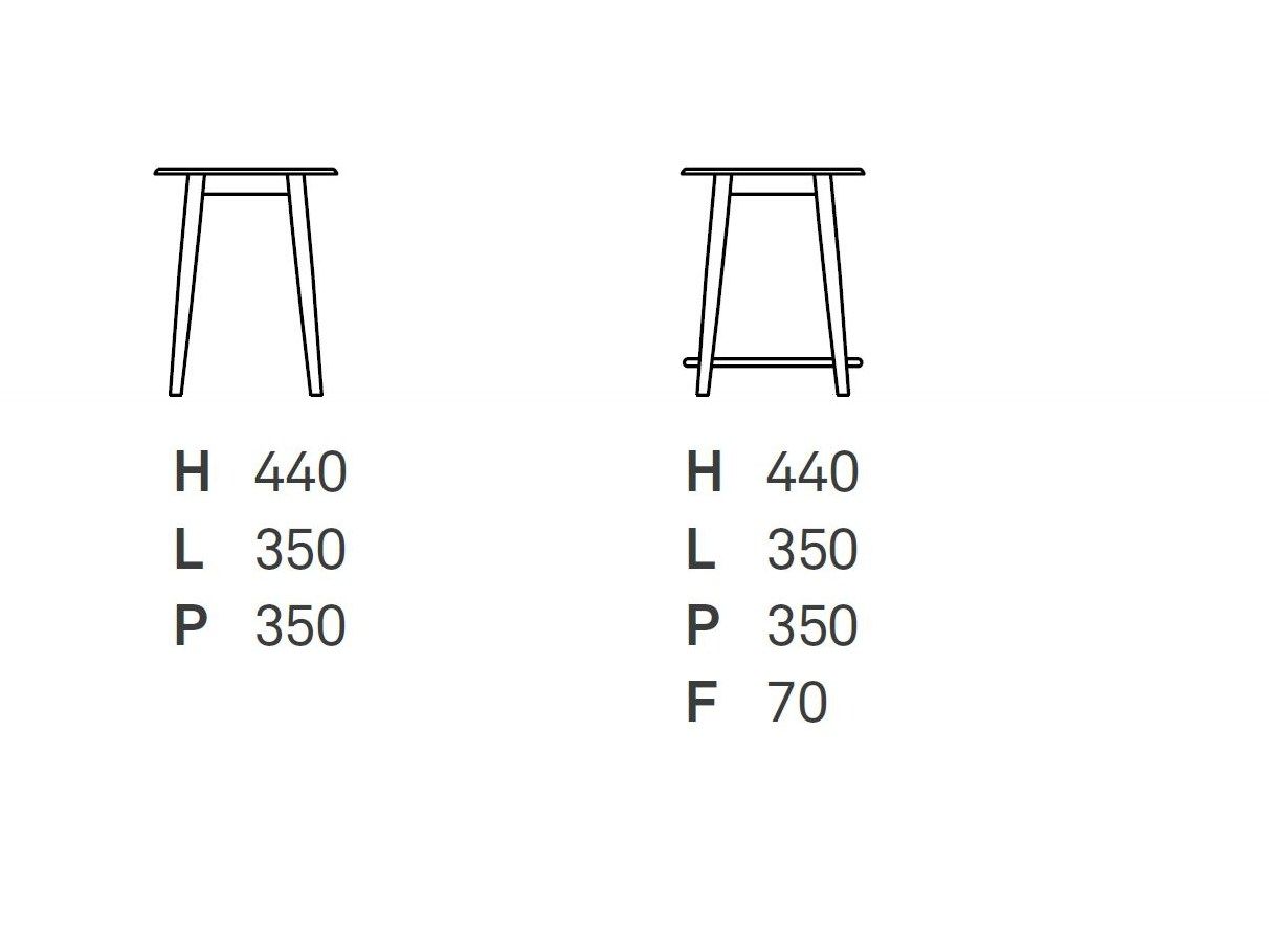 Деревянный низкий стул ONDARRETA ARCH-00007310 - Вид №6