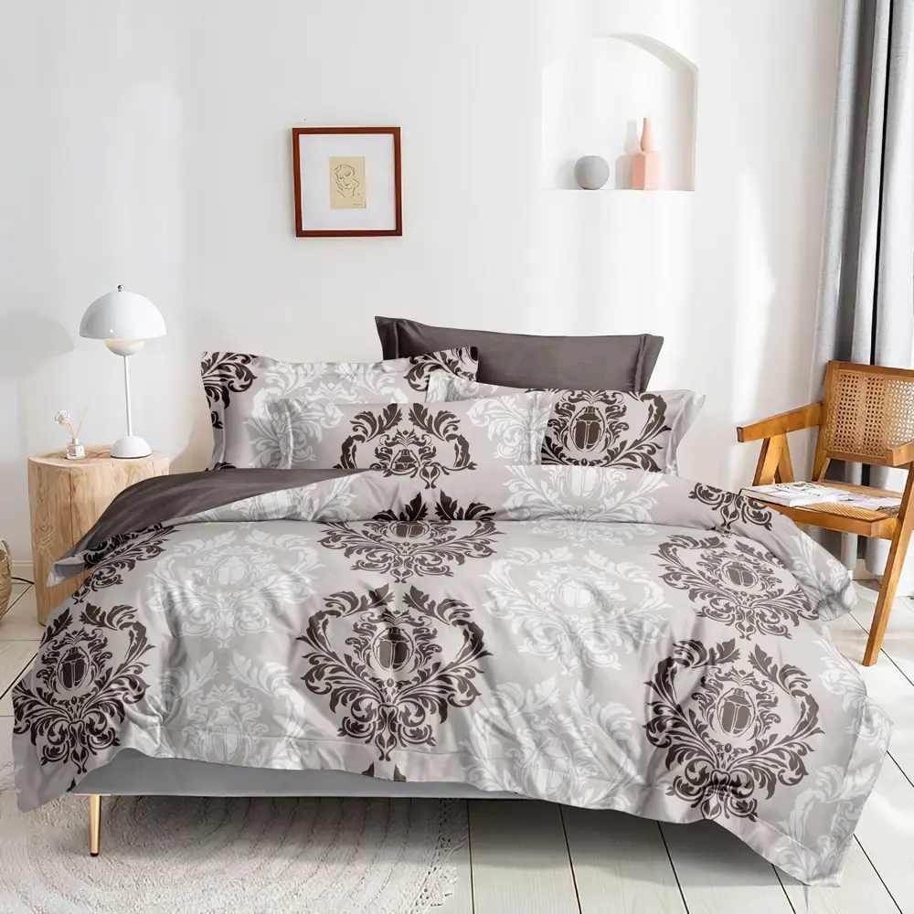 Комплект постельного белья Eclair Мольто двуспальный сатин разноцветный STLM-2142378