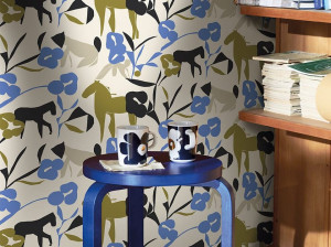 Цветочные узоры нетканые обои