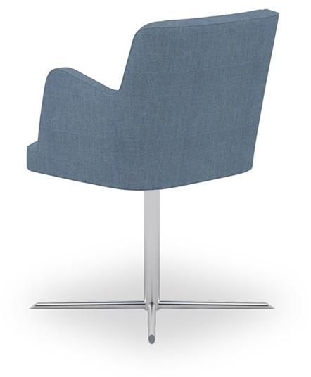 ESTEL GROUP Стул с обивкой из ткани с 4 спицами и подлокотниками Embrasse sun-id-1468688 - Вид №2