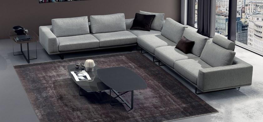Natuzzi Диван из ткани с шезлонгом Tempo sun-id-1377434 - Вид №2