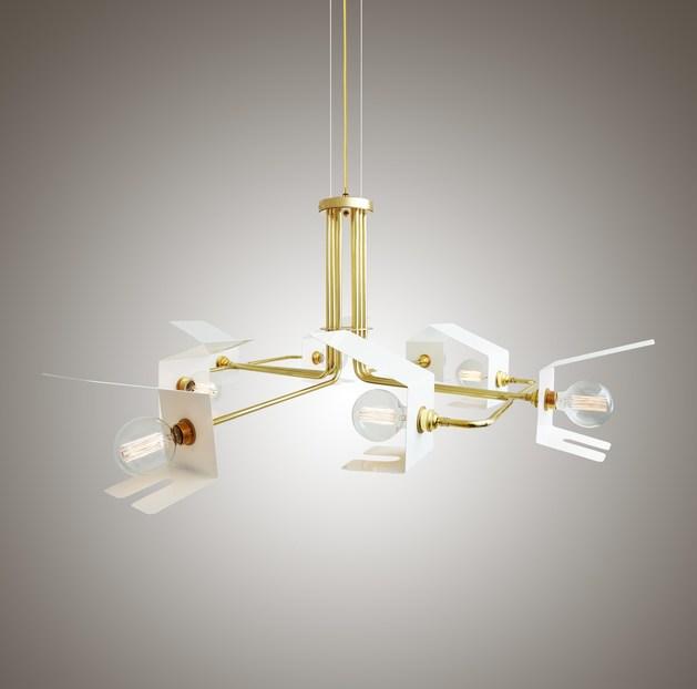 Mullan Lighting Люстра из латуни  Mlf198  - Вид №3