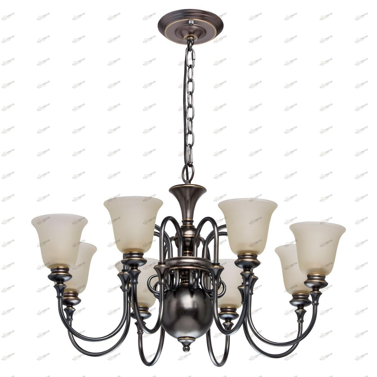Подвесная люстра MW-Light Даллас 2 102010608 бежевая MW-LIGHT ДИЗАЙНЕРСКИЕ, ДАЛЛАС 187056 Бежевый 