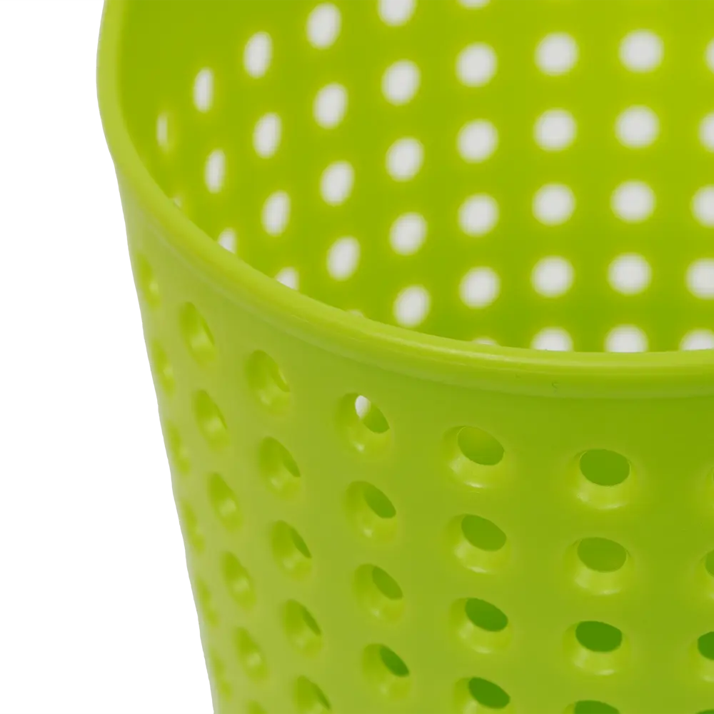 Корзинка для мелочей 11x10x8.5 см пластик цвет зеленый BEROSSI Soft STLM-2109231 - Вид №3