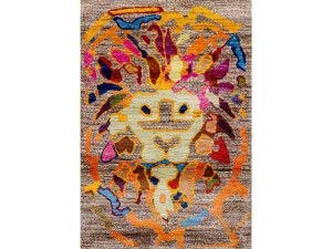 Прямоугольный шерстяной ковер