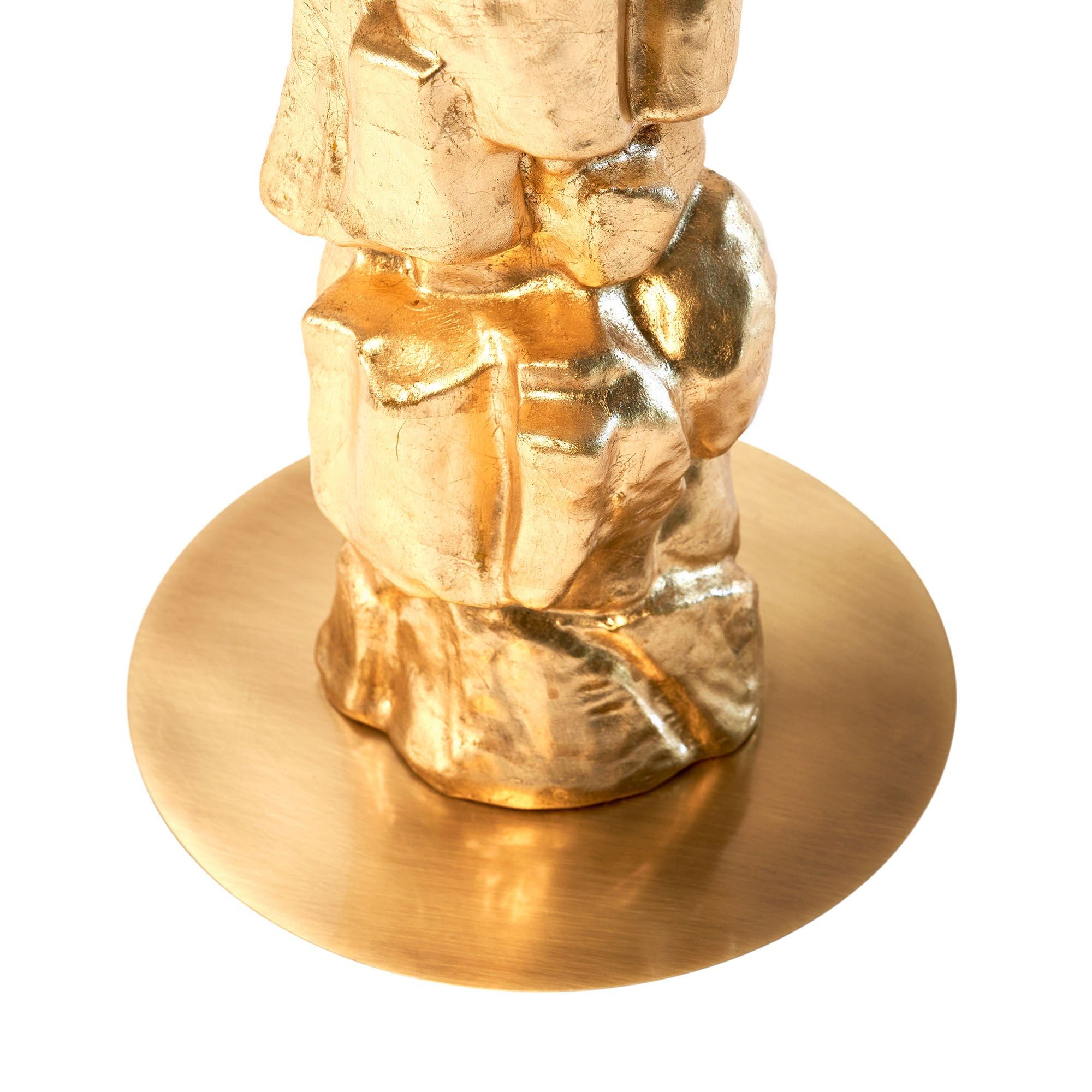 Высокий круглый стеклянный журнальный столик MARIONI Edith ARCH-00108504 - Вид №1