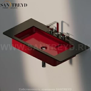 MW75SP3011 Накладная раковина под столешницу  квадратная Ceramica Flaminia Miniwash