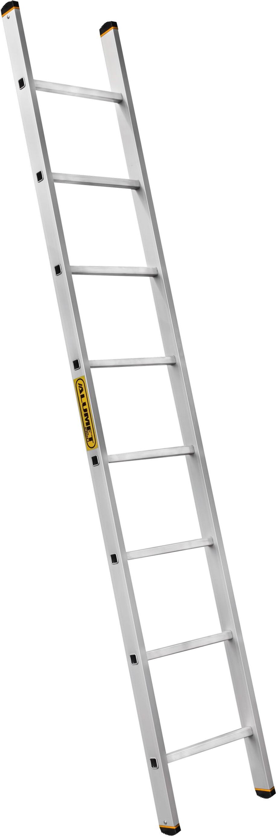 Алюминиевая профессиональная односекционная приставная лестница