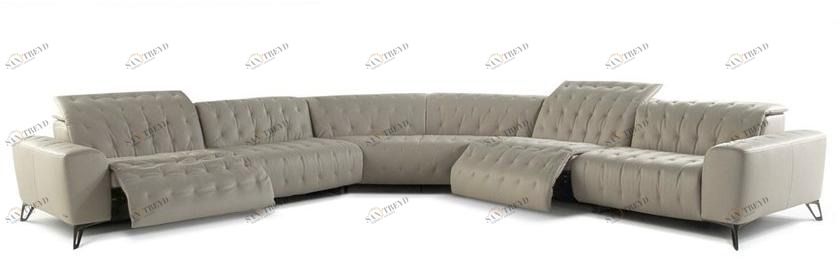 Roche Bobois Секционный угловой диван в коже sun-id-1369113