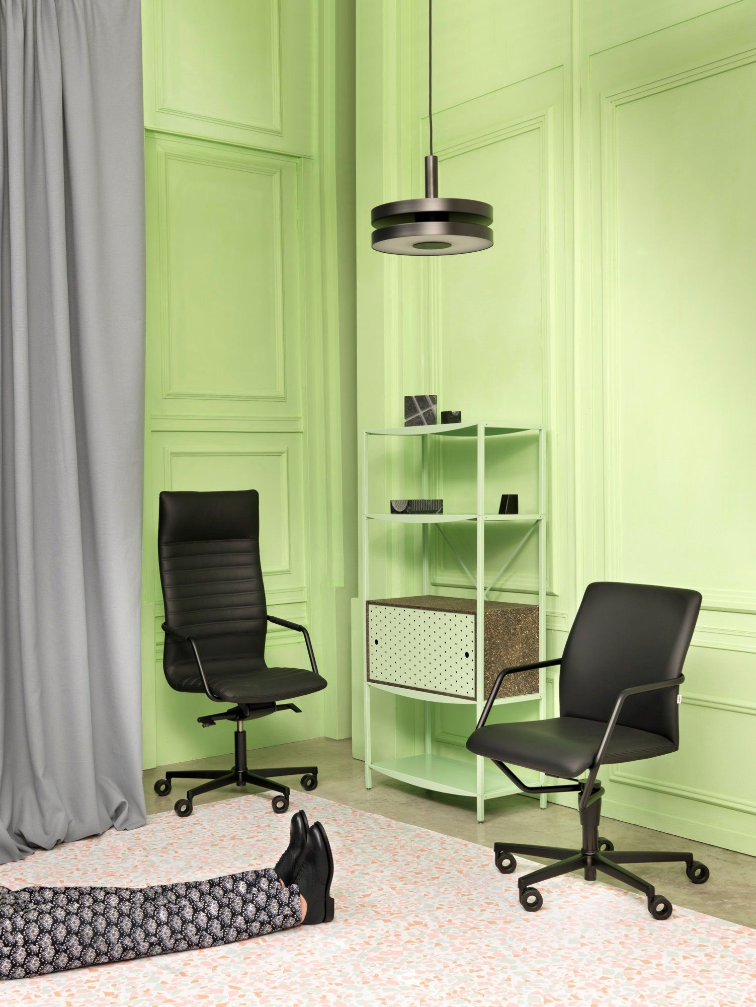 Кожаное офисное кресло с колесами SITIA Tempo ARCH-00032154 - Вид №7