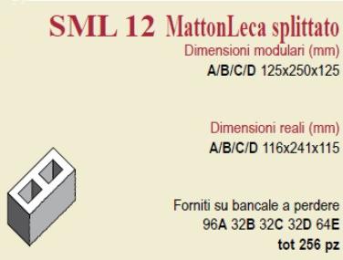 Edil Leca Murature Блок из легкого бетона для наружной кладки sun-id-1410412 - Вид №1