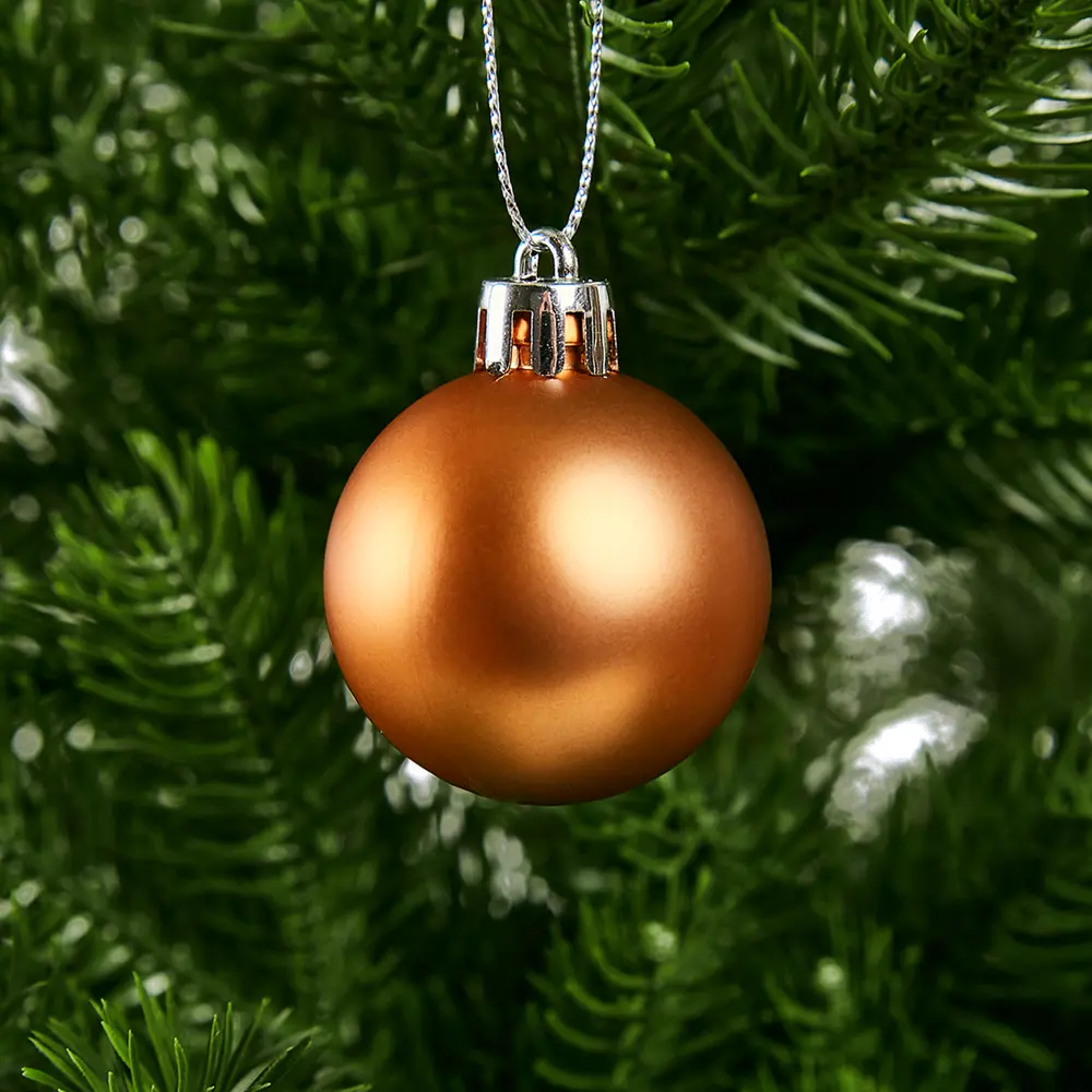 87036417 Набор новогодних шаров Christmas ø6 см цвет розовый 100 шт. STLM-1415457 Santreyd  - Вид №14