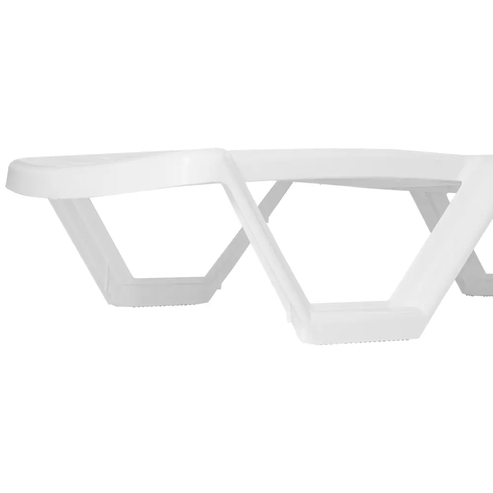 Шезлонг Эластик 186.5x62.5x31.5 см пластик белый Santreyd STLM-2200668 - Вид №6