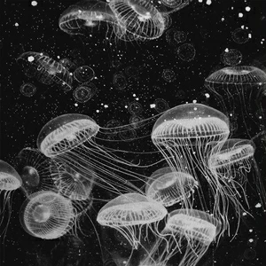 Арт-панель на холсте Alex Turco Underwater Black Poison