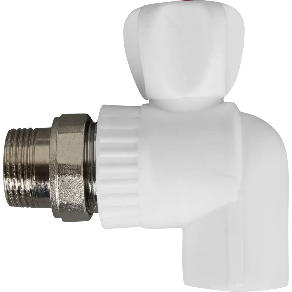 Кран для радиатора угловой РВК 3/4"x25 мм полипропилен STLM-2085032 - Вид №1
