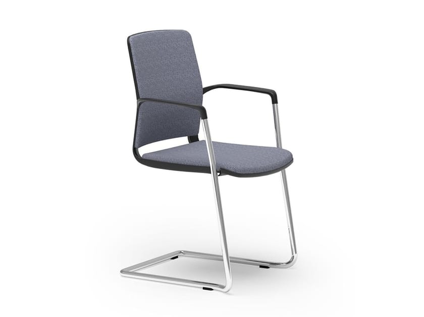 Пластиковый консольный стул для конференций с подлокотниками SCHNEEWEISS interior Eight ARCH-00146648