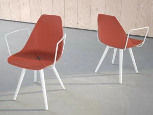 ALMA DESIGN Стул полипропиленовый с подлокотниками X chair 1086