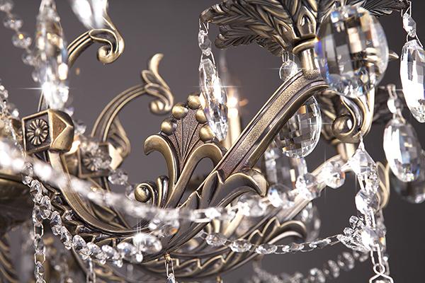 Подвесная люстра Bogates 406/10 Strotskis BOGATES ДИЗАЙНЕРСКИЕ 185814 Бронза  - Вид №1