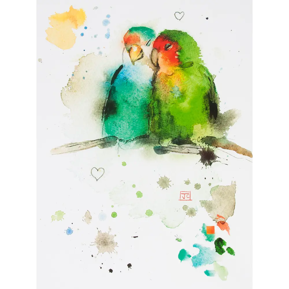 Постер «Попугаи»  бумага 30х40 см Santreyd STLM-2049863