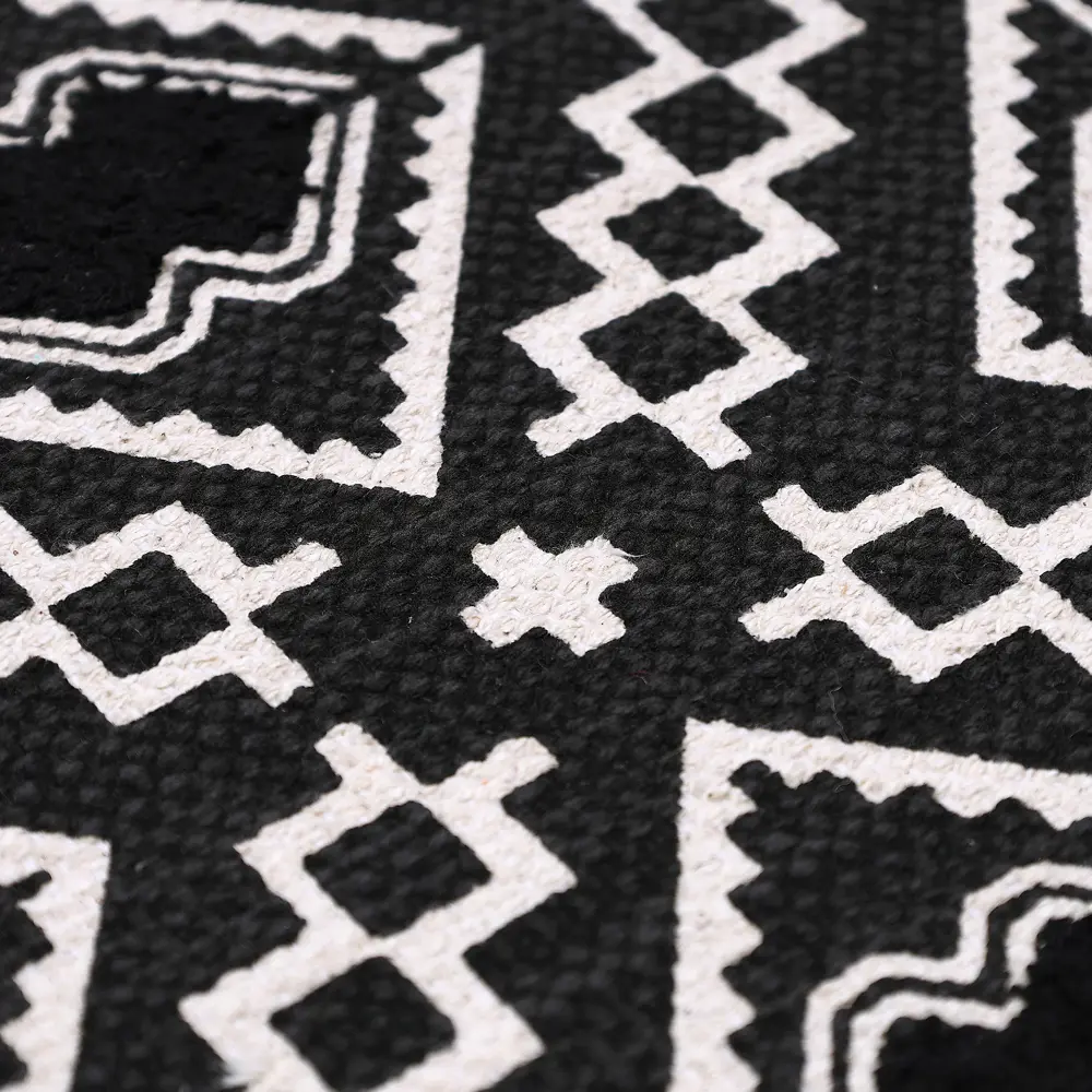 Коврик грязезащитный KREAFORTA Cauvery 60x120 см хлопок цвет белый STLM-2138747 - Вид №3