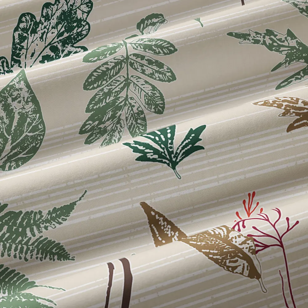 Комплект постельного белья Волшебная ночь Эко Herbarium 2-спальный бежевый 89438378 STLM-1584300 - Вид №1