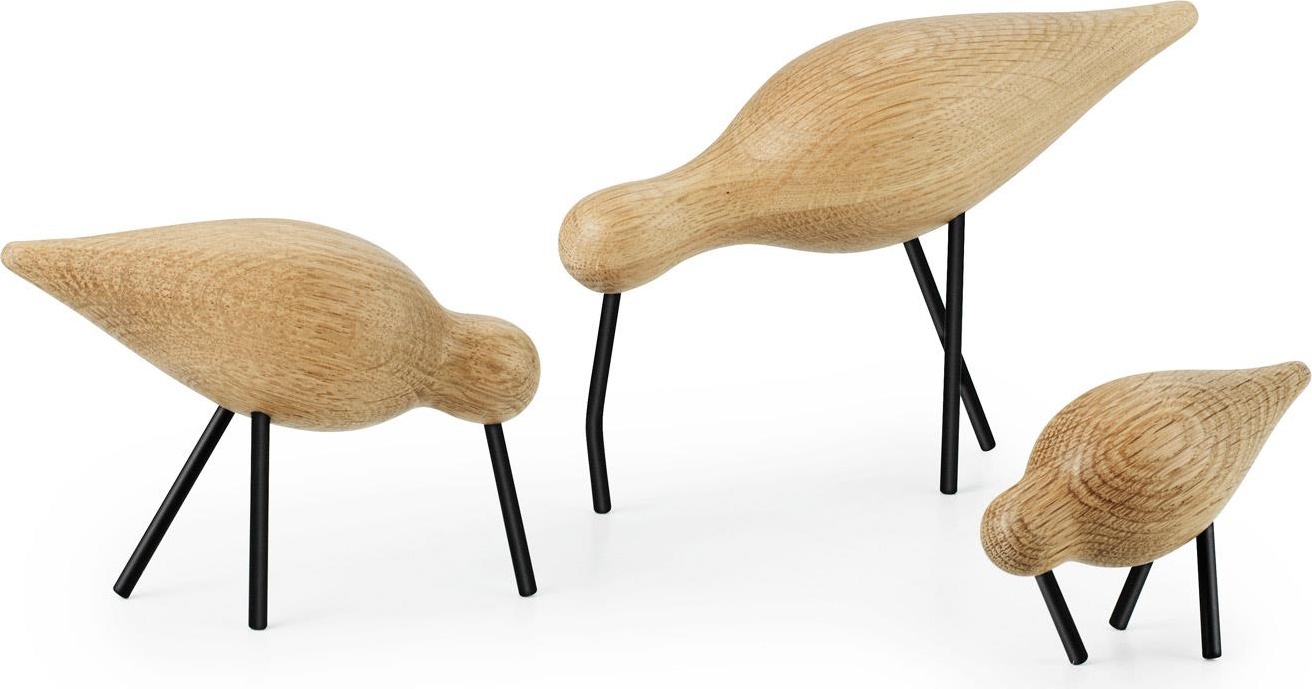 100159 Large Oak Black Normann Copenhagen Shorebird  - Вид №3